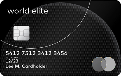 Mastercard World Elite bank card