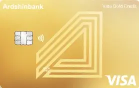 Visa Gold bank card