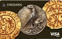Visa Gold bank card