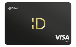Visa Gold bank card