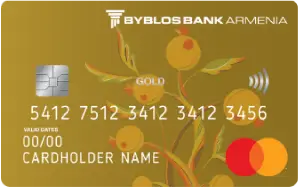 Mastercard Gold bank card