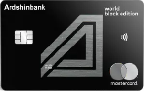 Mastercard World Black Edition bank card