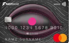 Mastercard World bank card