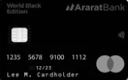 Mastercard World Black Edition bank card