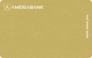 Gold debit card with overdraft and free cash withdrawals