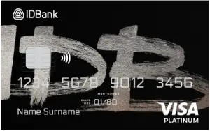 Visa Platinum bank card