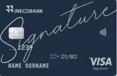 Visa Signature bank card