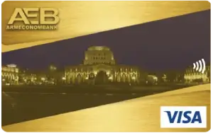 բանկային քարտ Visa Gold / Bankayin qart Visa Gold