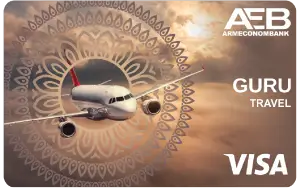բանկային քարտ Visa Guru Travel / Bankayin qart Visa Guru Travel