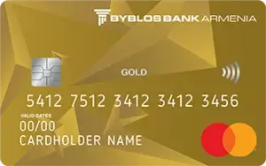 банковская карта Mastercard Gold