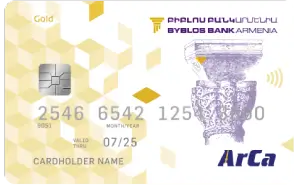 ArCa Gold bank card