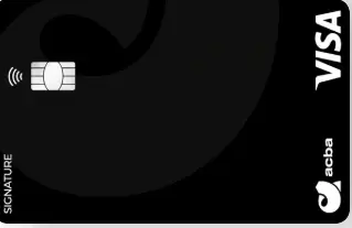 Visa Signature bank card