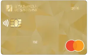 Mastercard Gold Individual salary cards bank card